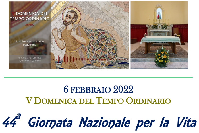 V Domenica del Tempo Ordinario, anno C, 06.02.2022