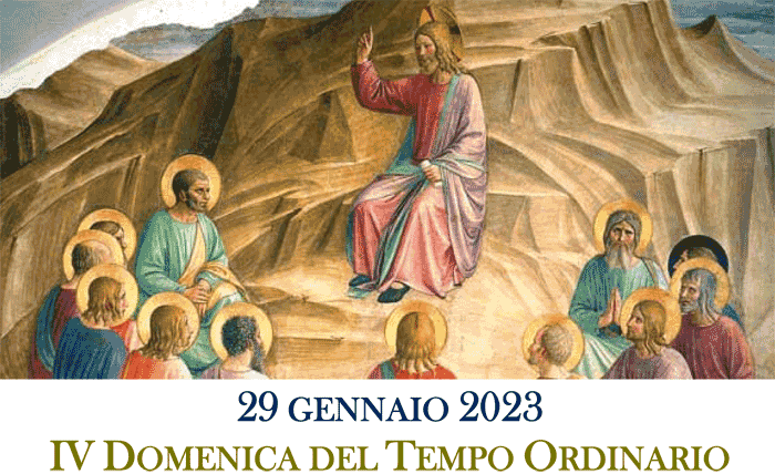 IV Domenica del Tempo Ordinario, anno A, 29.01.2023