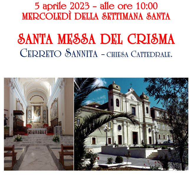 S. Messa Crismale, Cerreto Sannita, 05.04.2023